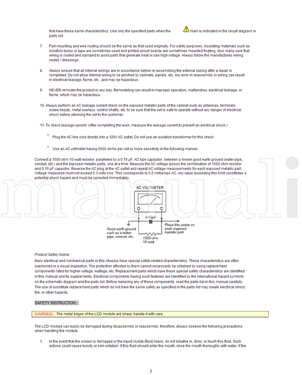 Toshiba 32AV500U (28 pages) TV Service Manual