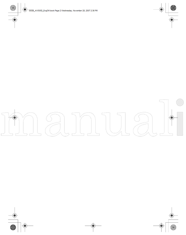Toshiba AV50* (56 pages) TV Operating Manual