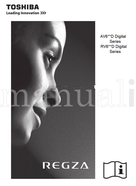 Toshiba AV6**D RV6**D (50 pages) TV Operating Manual