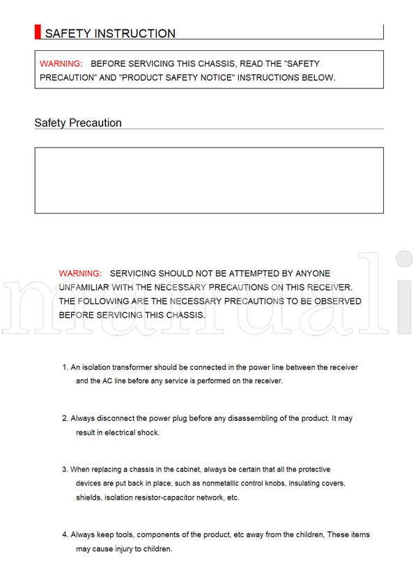 Toshiba 32C3030D (196 pages) TV Service Manual