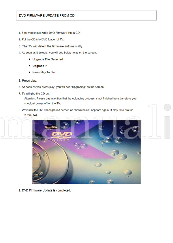 Toshiba 32DL833N (23 pages) TV Service Manual