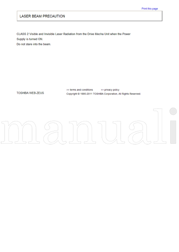 Toshiba 32DL834G 1995-2011 (28 pages) TV Service Manual