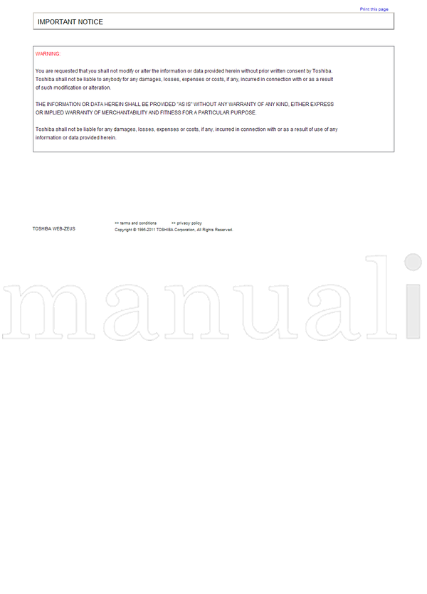 Toshiba 32EL833G 2011-06-13 1995-2011 (54 pages) TV Service Manual