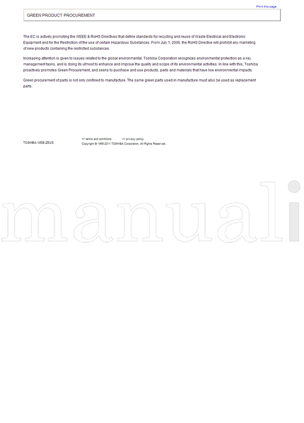 Toshiba 32EL833G 2011-06-13 1995-2011 (54 pages) TV Service Manual