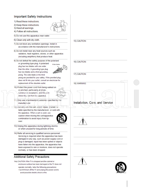 Toshiba 32FT2U (60 pages) TV Operating Manual