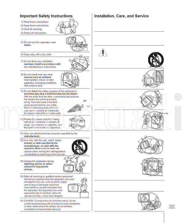 Toshiba 32HF73 36HF73 23565661 (59 pages) TV Operating Manual
