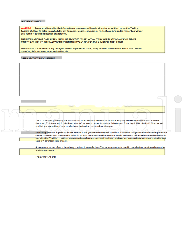 Toshiba 32HLC56 (19 pages) TV Service Manual