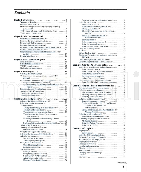 Toshiba 32HLV66 (70 pages) TV Operating Manual