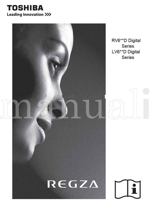 Toshiba RV6**D LV6**D (52 pages) TV Operating Manual