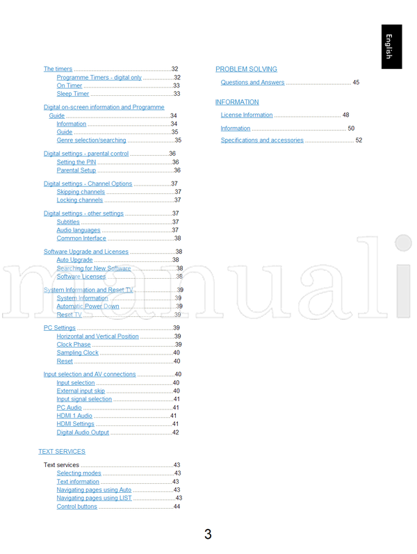 Toshiba RV6**D LV6**D (52 pages) TV Operating Manual