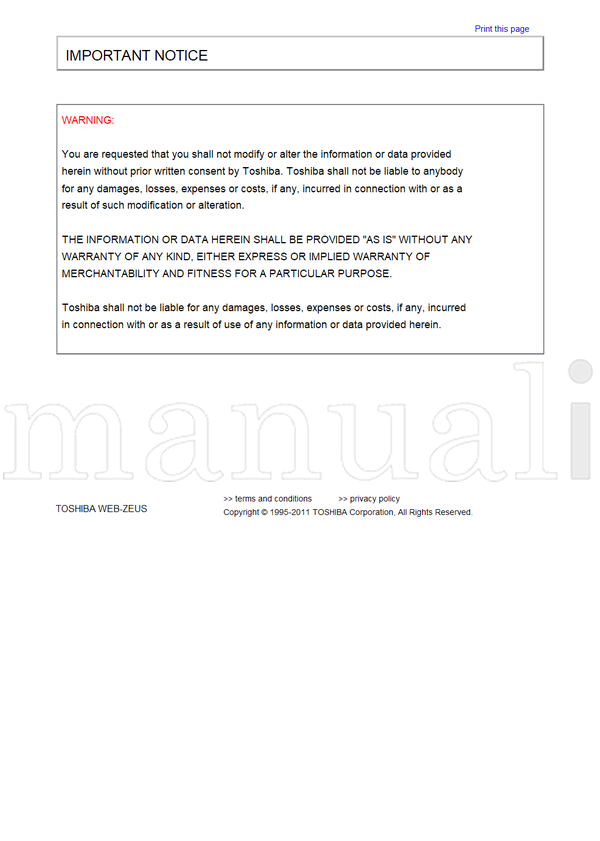 Toshiba 32PB1V1 (43 pages) TV Service Manual