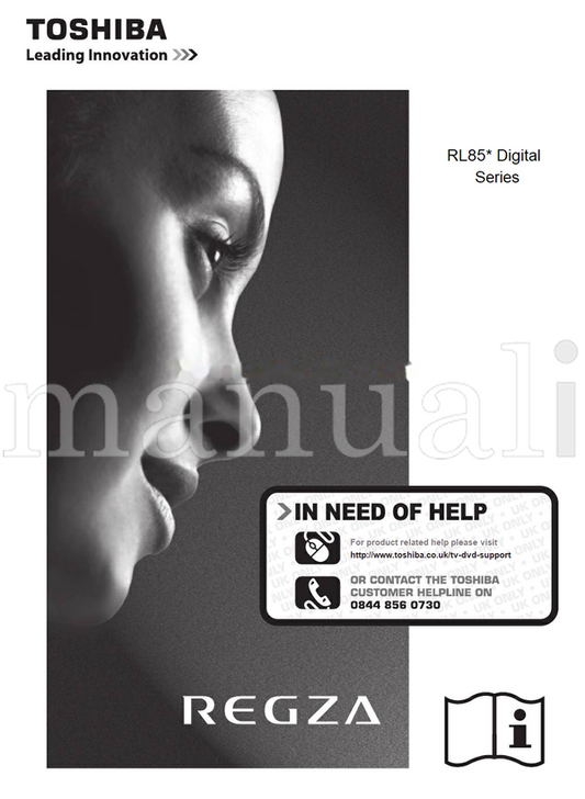 Toshiba RL85* (76 pages) TV Operating Manual