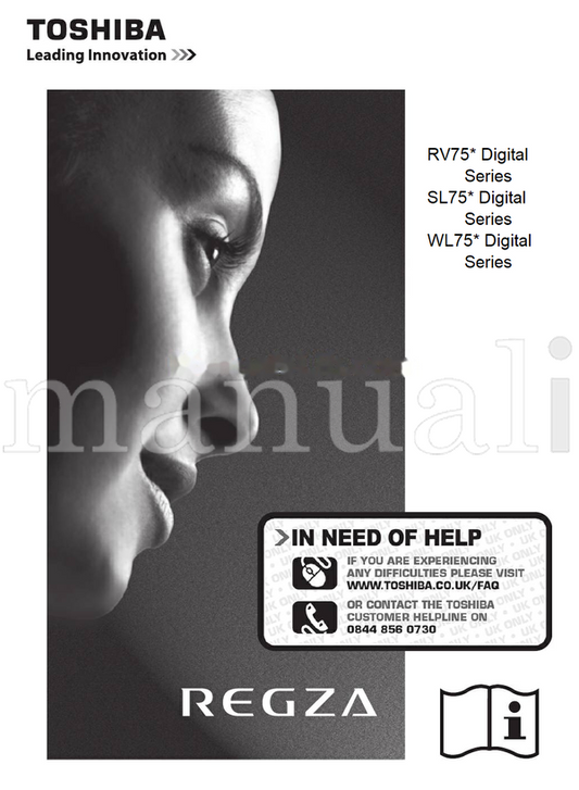 Toshiba RV75* SL75* WL75* (78 pages) TV Operating Manual