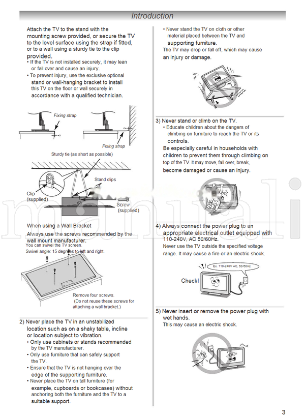 Toshiba 32SL800A 42SL800A 46SL800A VX1A00211100 (76 pages) TV Operating Manual