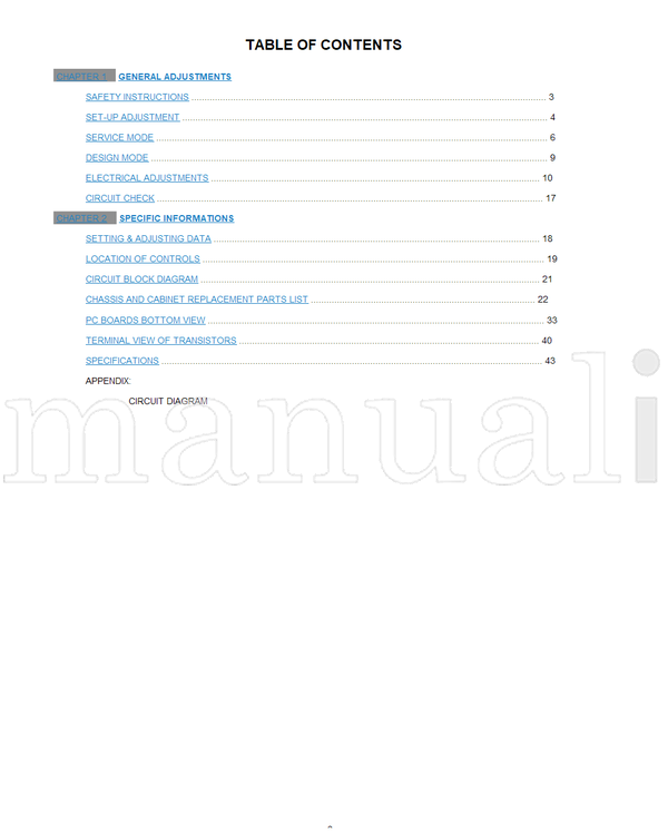 Toshiba 030-200112 32Z13B 32Z13G (40 pages) TV Service Manual