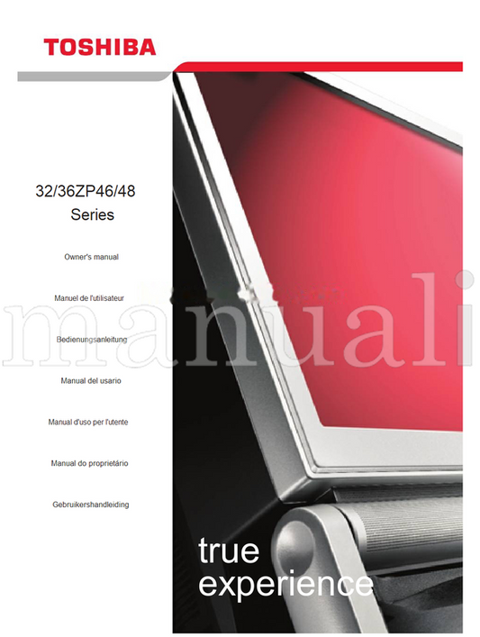 Toshiba 36ZP46 (168 pages) TV Operating Manual