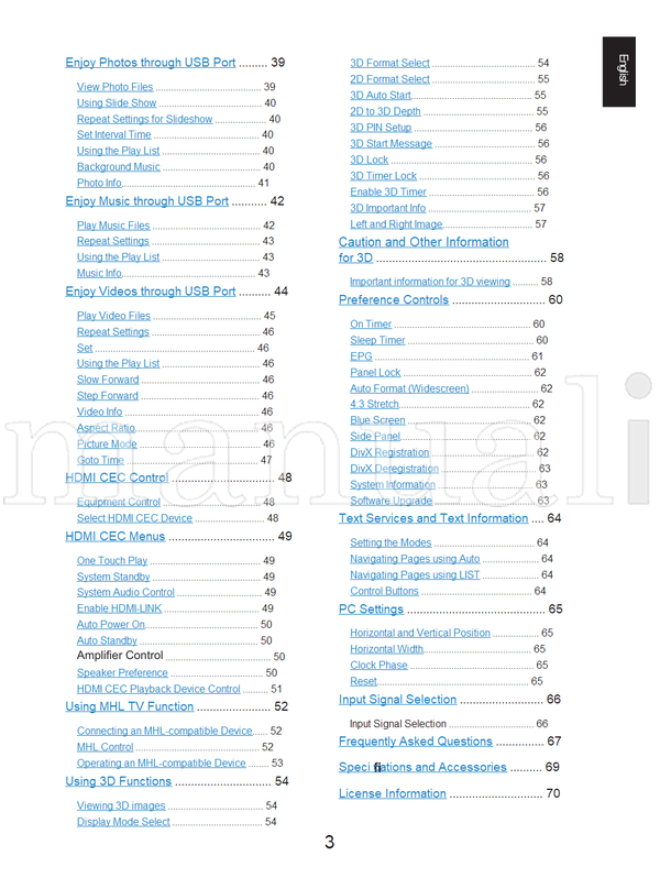 Toshiba 58L53** (72 pages) TV Operating Manual