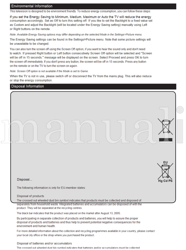 Toshiba 43 UL2B Series (42 pages) TV Operating Manual