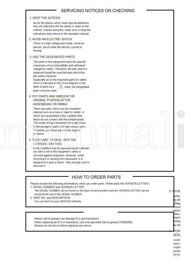 Toshiba 21V33E2 (43 pages) TV Service Manual