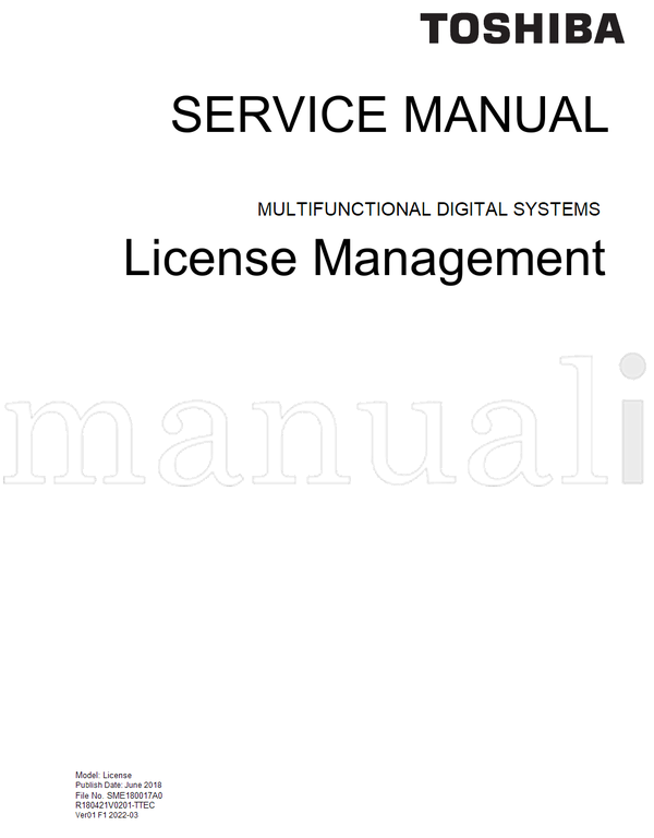 Toshiba SME180017A0 R180421V0201-TTEC Ver01 (32 pages) TV/DVD Combo Service Manual