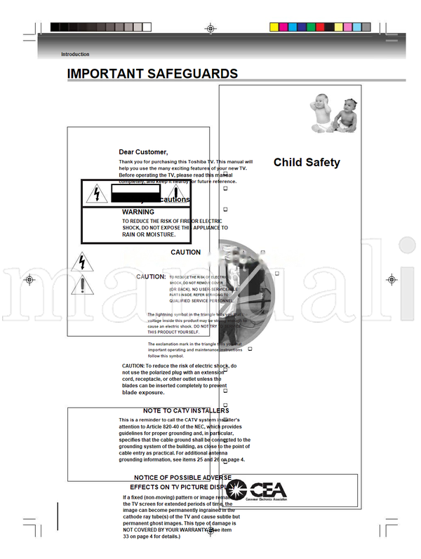 Toshiba MD13Q42 MD20Q42 5X30401A (52 pages) TV/DVD Combo Operating Manual