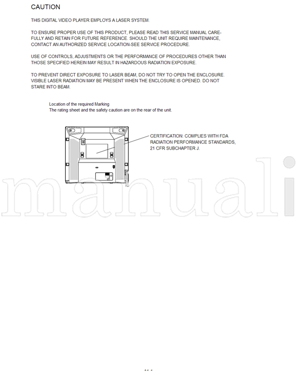 Toshiba MD14FN1R MD14FN1CR (68 pages) TV/DVD Combo Service Manual