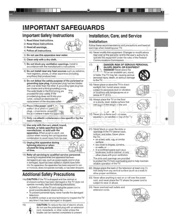 Toshiba Digital0ut D14H63 D20H63 D24H63 MD14H63 (60 pages) TV/DVD Combo Operating Manual