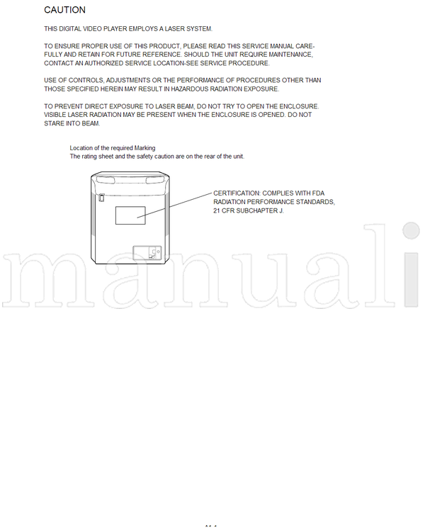 Toshiba MD19N3 (68 pages) TV/DVD Combo Service Manual