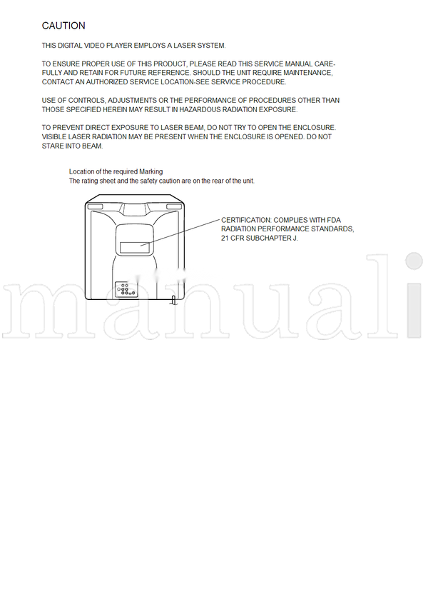 Toshiba MD20FM3 (67 pages) TV/DVD Combo Service Manual