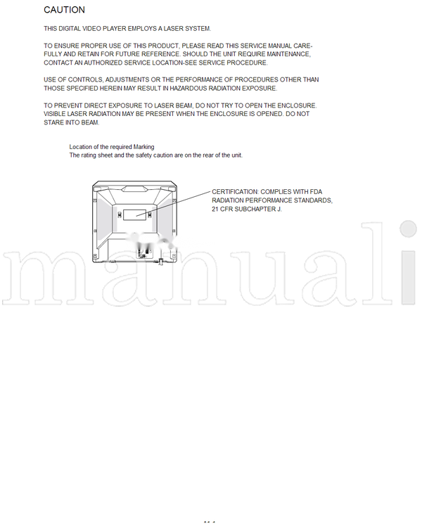 Toshiba MD20FN1 MD20FN1C (68 pages) TV/DVD Combo Service Manual