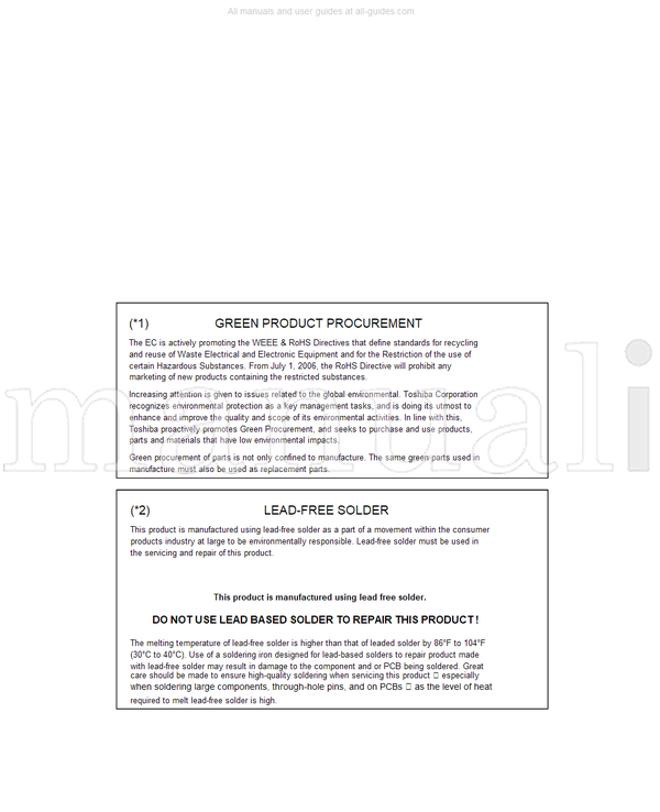 Toshiba MD30H82 810-200655GR (59 pages) TV/DVD Combo Service Manual