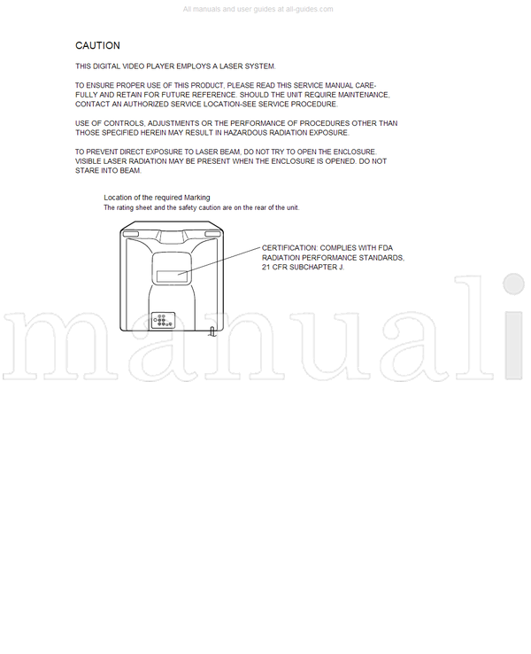 Toshiba MD9DL1 (60 pages) TV/DVD Combo Service Manual