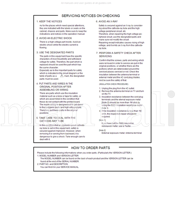 Toshiba MD9DL1 (60 pages) TV/DVD Combo Service Manual