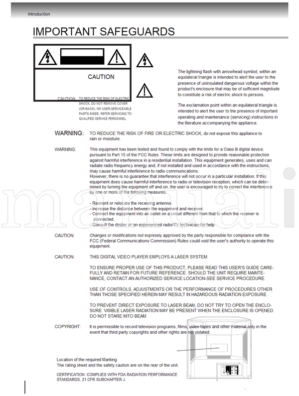 Toshiba MW20FN3 MW24FN3 (68 pages) TV Operating Manual