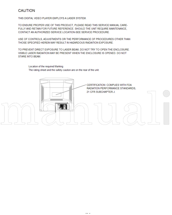Toshiba MW24FN1R (103 pages) TV/DVD Combo Service Manual