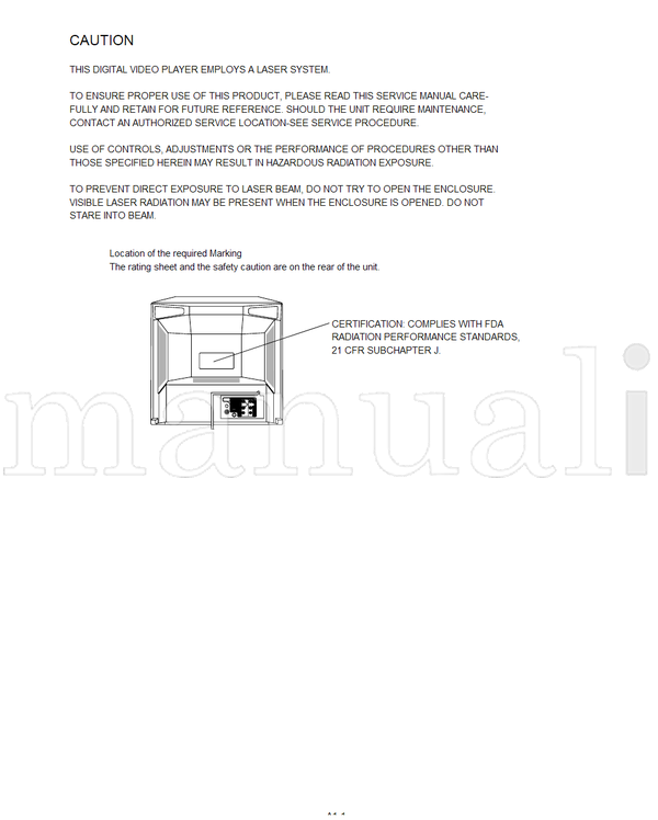 Toshiba MW27FN1R MW27FN1CR (130 pages) TV/DVD Combo Service Manual