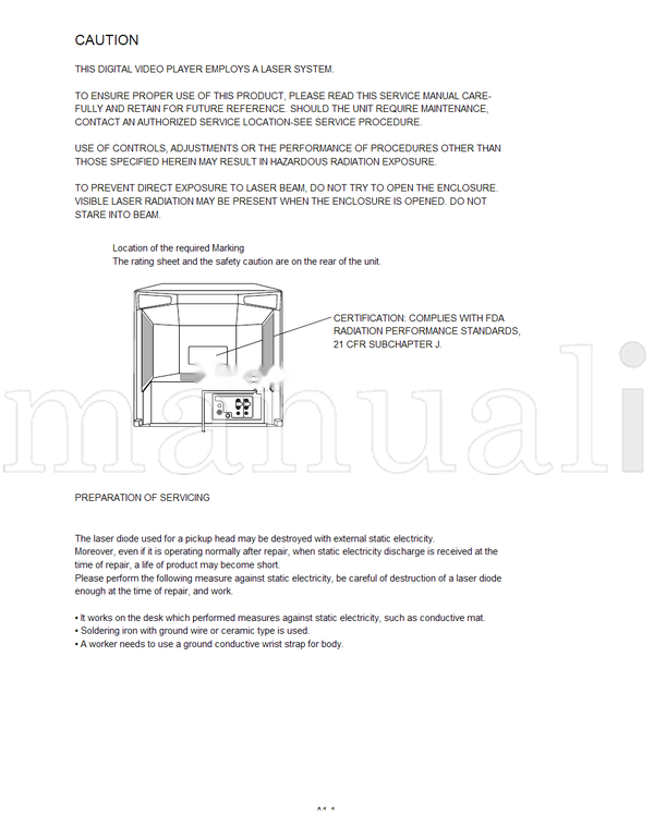 Toshiba MW27FPX (107 pages) TV/DVD Combo Service Manual