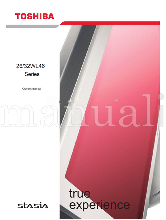 Toshiba 32WL46 (24 pages) TV Operating Manual