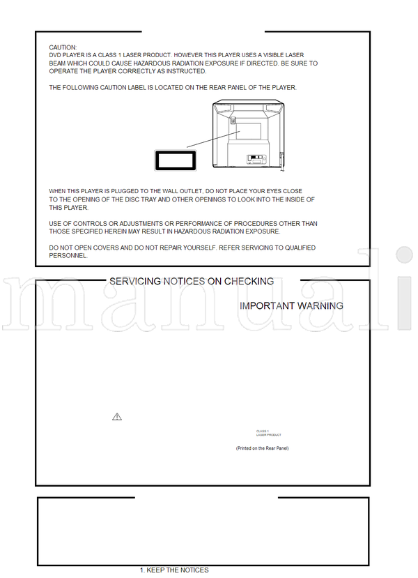Toshiba VTD1551 (65 pages) TV/DVD Combo Service Manual