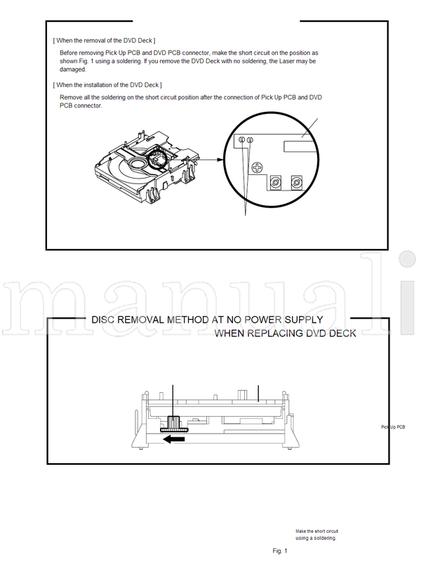Toshiba VTD1551 (65 pages) TV/DVD Combo Service Manual