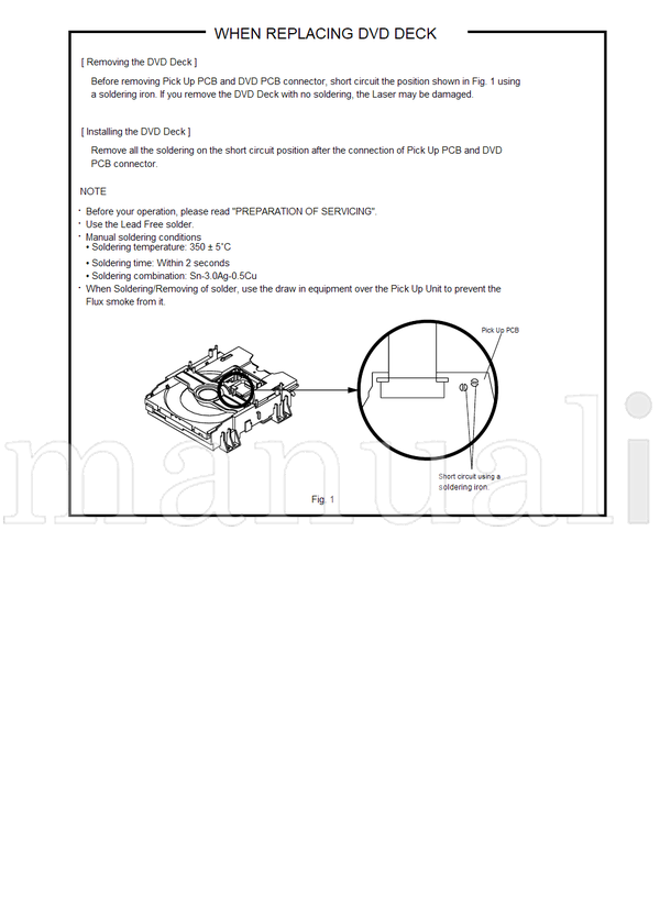 Toshiba VTW2187 (101 pages) TV/DVD Combo Service Manual