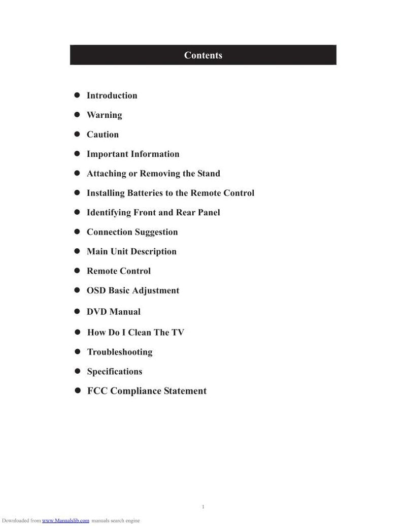 Proscan PLEDV2488A-C TV/DVD Combo Operating Manual