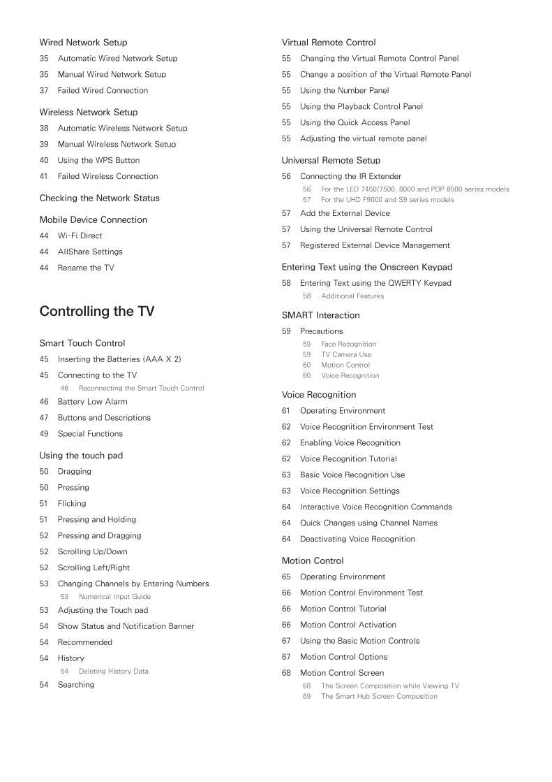 Samsung PN64F8500AFXZA TV Operating Manual