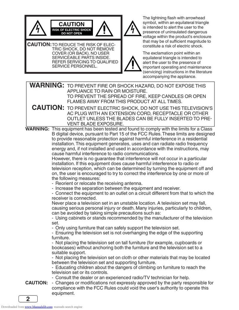 Hitachi 43 R 80 TV Operating Manual