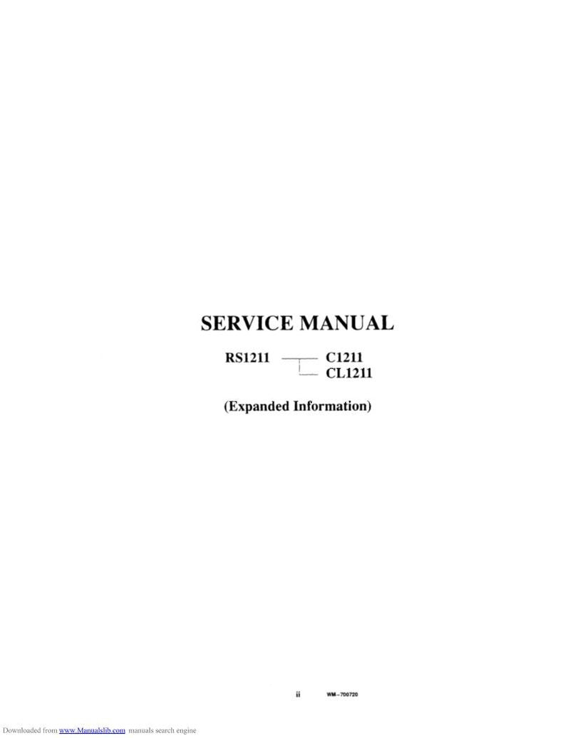 Sanyo RS1211 Air Conditioner Unit Operating Manual