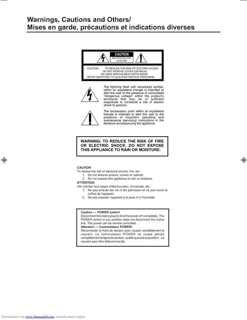 JVC RX701V Audio System Operating Manual