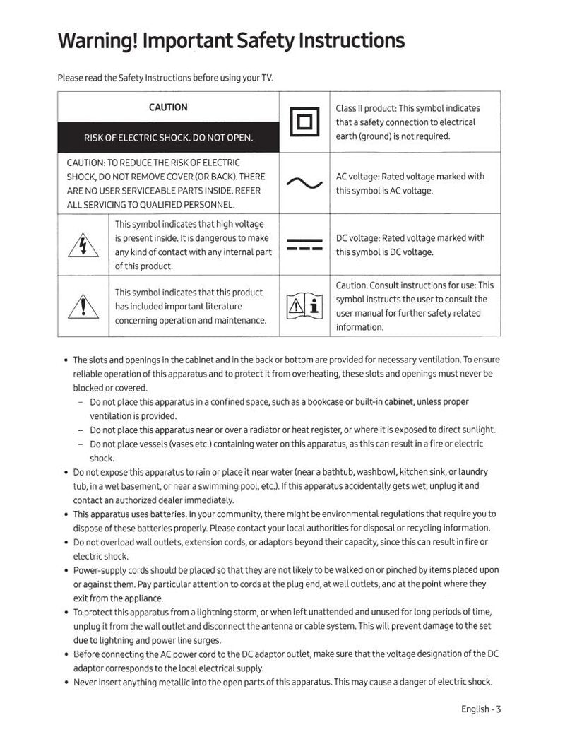 Samsung QN65LS03RAFXZA TV Operating Manual