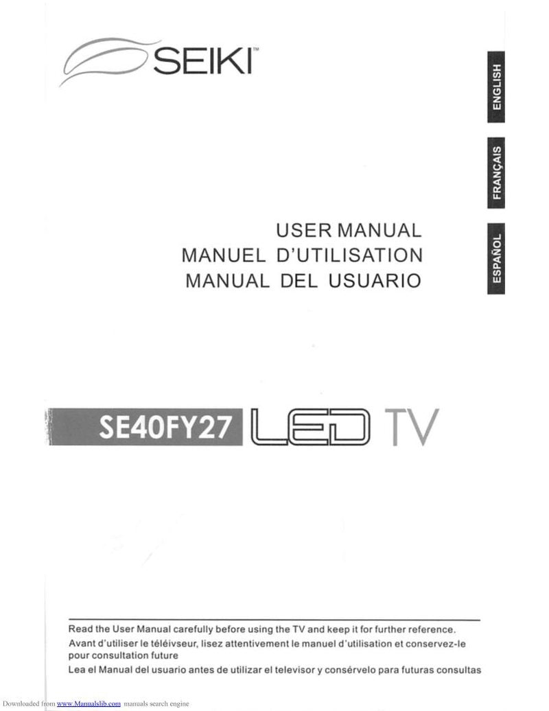 Seiki SE40FH03 TV Operating Manual