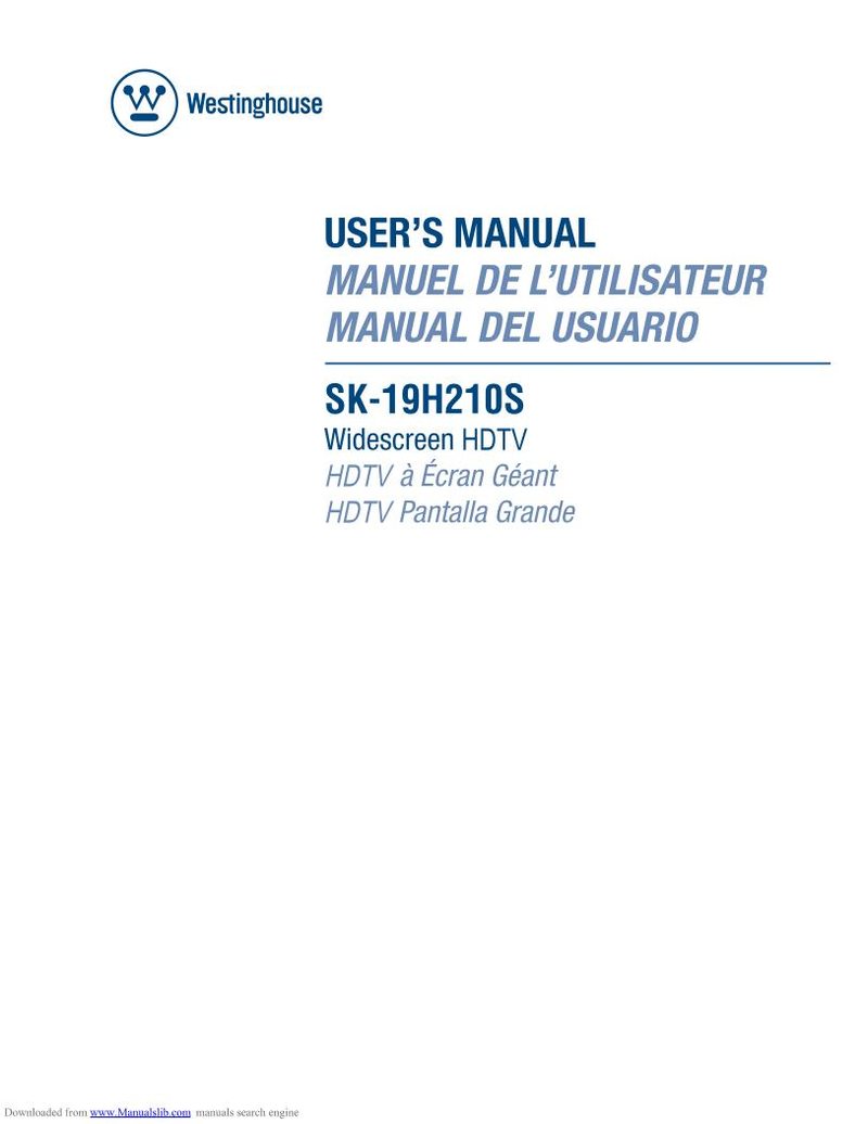 Westinghouse SK19H210S TV Operating Manual