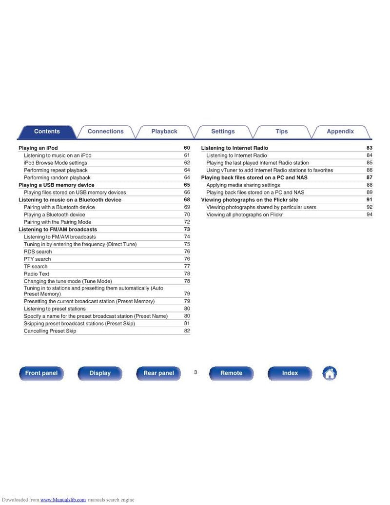 Marantz SR5009 Audio/Video Receiver Operating Manual